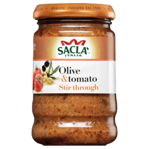 Sacla Olive & Tomato Stir Through 190G