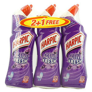 Harpic Liquid Lavender 750Ml 2+1Free