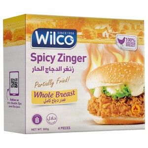Wilco Frozen Chicken Zinger Hot 500G
