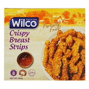 Wilco Frozen Crispy Breast Strips 500G