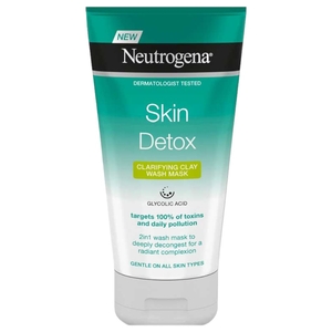 Neutrogena Facial Wash Skin Detox Clarifying Clay Wash Mask 150Ml