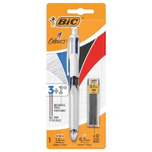 Bic 4 Colours Pen + Pencil Refill