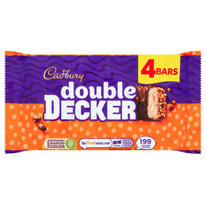 Cadbury Double Decker 4 Bars 150G