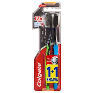 Colgate Toothbrush Charcoal Soft Twin Pack 1+1 Free