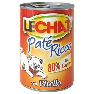 Le Chat Pate Ricco Con Vitello Veal 400G