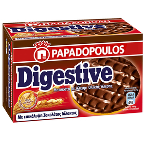 Papadopoulos Digestive Milk Chocolate 200G