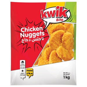 Kwik Bite Frozen Chicken Nuggets 36-44 Pieces 1Kg