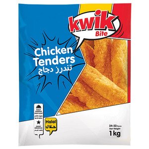 Kwik Bite Frozen Chicken Tenders 24-32 Pieces 1Kg