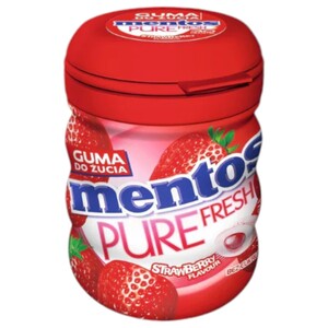 Mentos Gum Pure Fresh Strawberry 10 Pieces 20G