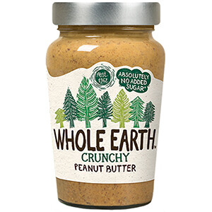 Whole Earth Crunchy Peanut Butter 340G