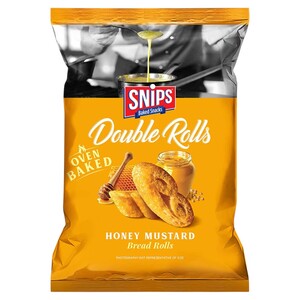 Snips Double Bread Rolls Honey Mustard 130G