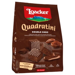 Loacker Quadratini Double Chocolate 125G