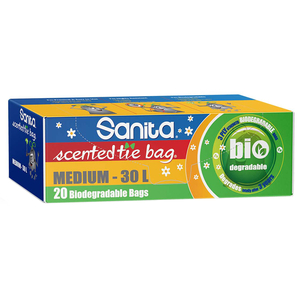 Sanita Tie Bag Medium 30L Biodegradable *20