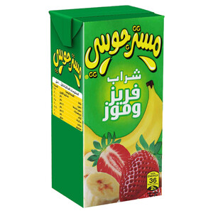 Mr Juicy Juice Strawberry & Banana 180Ml