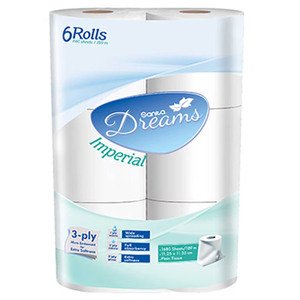 Sanita Dreams Toilet Paper Imperial 6 Rolls