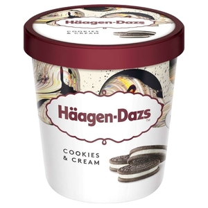 Häagen-Dazs Ice Cream Cookies & Cream 460Ml