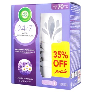 Airwick Lavender Kit Freshmatic 250Ml 35% Off