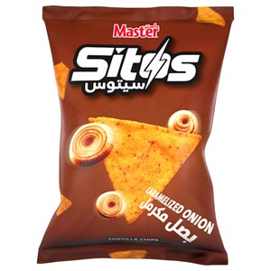Master Sitos Tortilla Chips Caramelized Onion 43G