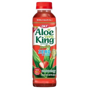 Okf Aloe Vera King Strawberry Sugar Free 500Ml