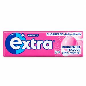 Wrigley's Extra Gum White Bubblemint 10 Pieces 14G