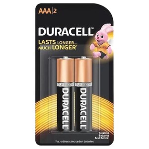 Duracell Battery Lasts Longer Aaa 2 Pieces