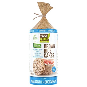 Rice Up! Brown Rice Cakes Amaranth & Buckwheat 120G