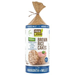 Rice Up! Brown Rice Cakes Amaranth & Millet 120G