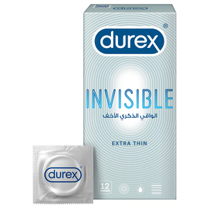 Durex Invisible Condoms 12 Pieces