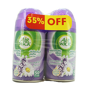 Airwick Freshmatic Lavender Refill 250Ml*2 35%Off