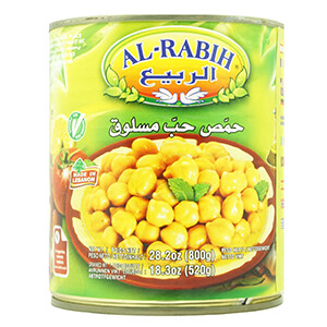 Al Rabih Chickpeas In Brine 800G