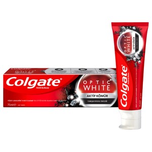 Colgate Toothpaste Optic White Charcoal 75Ml