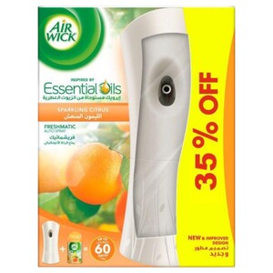 Airwick Freshmatic Air Freshener Sparkling Citrus 250Ml - 35% Off
