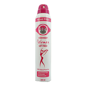 114 Amatoury Deodorant Soft Fresh 150+50Ml Free