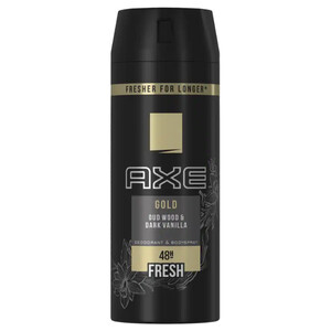 Axe Deodorant Gold Oud Wood Dark Vanille Fresh 150Ml