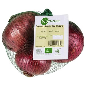 Biomass Organic Red Onion 500G