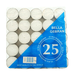 Bella Gebran Tea Light Candles*25