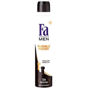 Fa Men Deodorant Invisible Power 200Ml