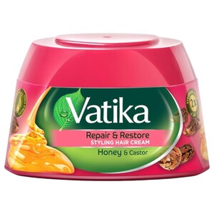 Vatika Styling Hair Cream Repair & Restore Honey & Castor 140Ml