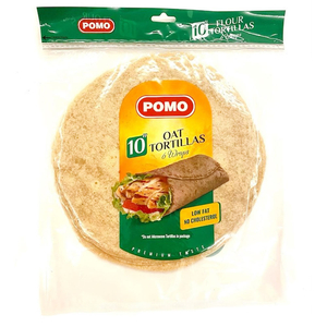 Pomo Oat Tortilla Wraps 6 Pieces