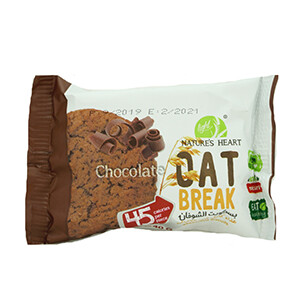 Nature's Heart Biscuit Oat Chocolate 40G