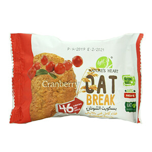 Nature's Heart Biscuit Oat Cranberry 40G