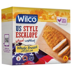 Wilco Frozen Usa Style Escalope 5 Pieces 450G