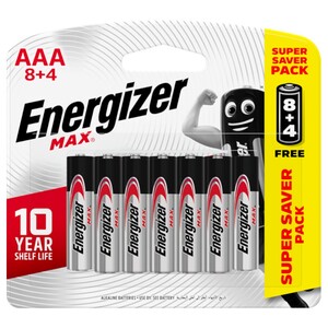Er Energizer Max Alk Aaa 8+4 Free