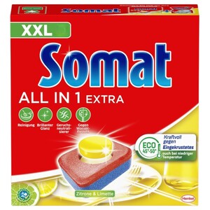 Somat All In 1 Lemon And Lime 60 Tabs