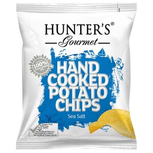 Hunter's Gourmet Potato Chips Sea Salt 40G