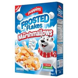 Poppins Frosted Flakes With Marshmallows 350G