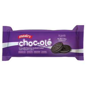 Mastro Choc-Olé Biscuit Vanilla Cream 60G