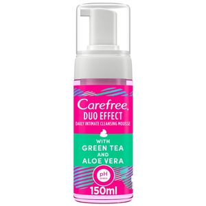 Carefree Duo Effect Daily Intimate Cleansing Mousse 150Ml