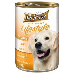 Prince Dog Canned Food Chicken And Turkey 405G