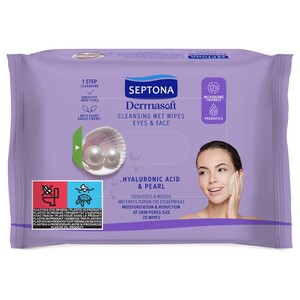 Septona Lady Wipes Purple Sensitive Skin 20 Pieces